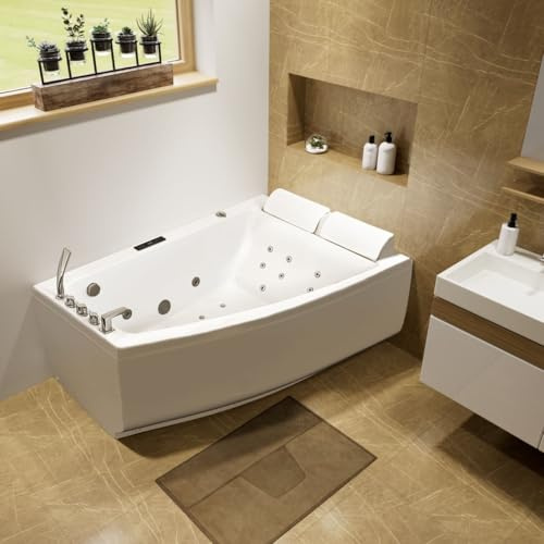 Vidalux WB61 Right DELUXE 1800 x 1200 Twin Corner Corner Whirlpool & Airspa Bath