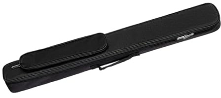 F Fityle Étui de Rangement pour Queue de Billard 1/2, Pochette Portable avec Bretelles, Sac de Transport pour Canne à pêche, pour Club, Exercices et Sports, Noir