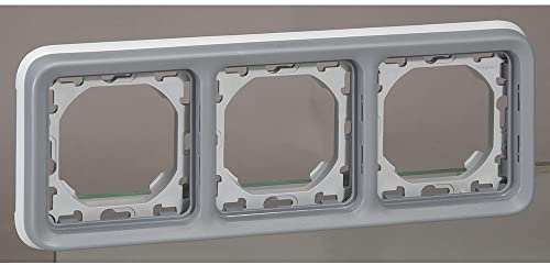 Marco 3 elementos de empotrarestanco modular Legrand Plexo 069687IP55