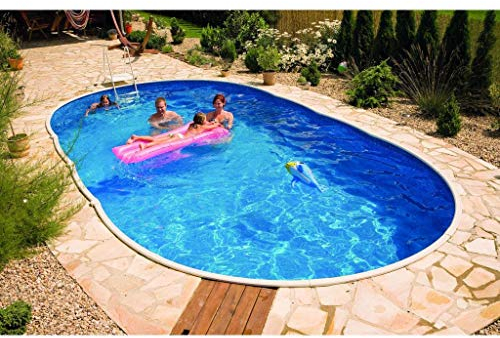Mountfield AZURO Vario Wood WL3 Stahlwandpool, oval, 730 x 370 x 120 cm, nur Pool, ohne Innenfolie