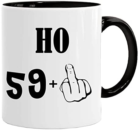Tazza Compleanno | Ho 59 + 1 | 60 Anni regalo | Idee Regali Originali et Divertenti per Uomo e Donna - per lui/per lei | Idee Regalo Amica Compleanno | Anni Regalo Compleanno Mama, Papa, Nonna