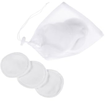 YARNOW 1 Ensemble coussinets d'allaitement tampon anti-débordement allaitement maternel coussinet allaitement lavable coussin d'alimentation pour bébé blanche