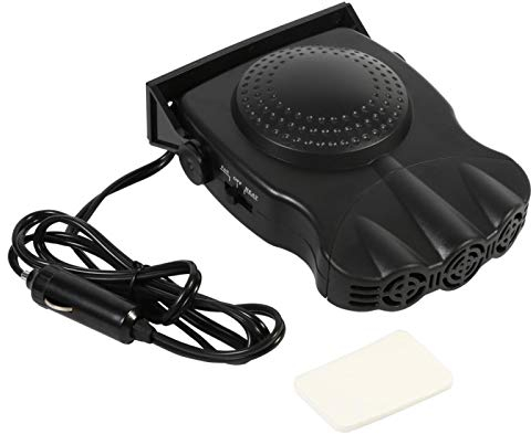 12V Auto Heizung, Tragbar Heizlüfter Windschutzscheibe Auto Defogger 2-in-1 Multifunktionauto Heizung Kühler Lüfter mit Plug für Auto Windschutzscheibe Schneller Heizlüfter Defroster