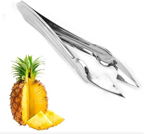 Strawberry Peeler Corer Clip Cutter Pineapple Eye Peeler Pineapple Cutter Creative Pineapple Eye Peeler Practical Seed Remover Clip Corer Fruit Slicer Clips Home Stainless Steel Kitchen Tools