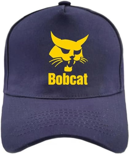 BDJYHACP Gorra de béisbol Snapback Sombrero para el Sol Bobcat Heavy Equipment Logo Gorras de béisbol Unisex Casual Ajustable Bobcat Sombreros Gorras de niño Snapback Hombres y Mujeres