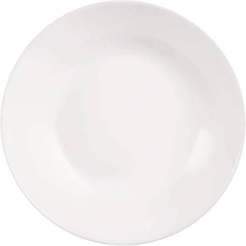 Best House | 6 Pcs Opalware Dinner Plates Round | 10/25.5 cm | Set of 6 Pcs | White | Microwave, Oven, and Dishwasher Safe, Opal Dinnerware Set, Lightweight for Everyday & Party Use