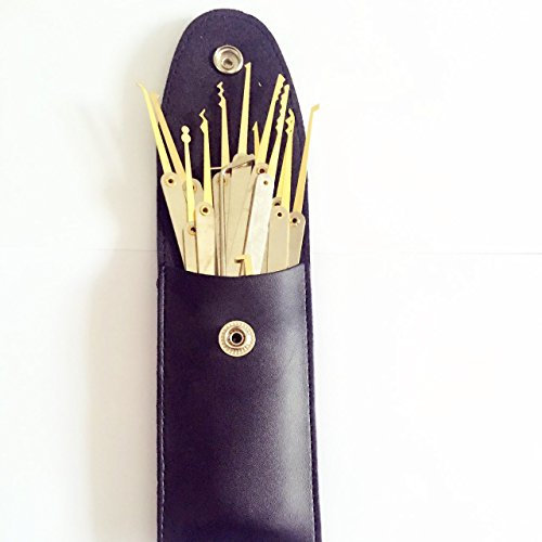 TPM Go - Set di 15 grimaldelli super dorati, per principianti