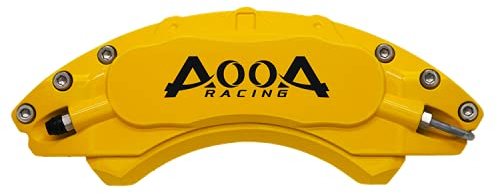 AOOA RACING Yellow Aluminum Caliper Covers Available Fits Different Car (set of 4)
