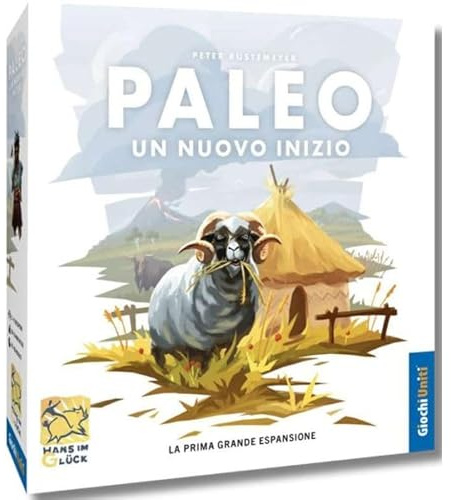 Giochi Uniti - Paleo, Un Nuovo Inizio, Gioco cooperativo, Espansione per Paleo, 2-4 Giocatori, 10+ Anni, Edizione italiana, GU778