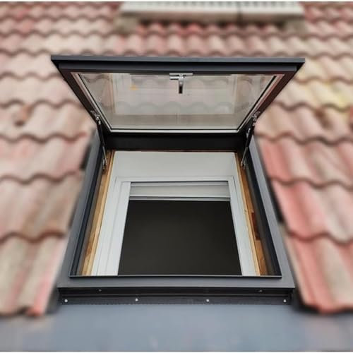 Finestra da Tetto, Lucernario in Uscita in Alluminio, Finestra di Visualizzazione del Tetto Multi-Angolo con Ventilazione Manuale, Finestra del Pozzo di Illuminazione for Tetto Piano Inclinato for Sof