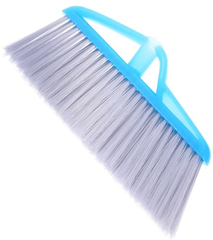Healeved Stiff Broom Replacement Head for Outdoor Sweeping Heavy Duty Sweeper Brush for Kitchen Bathrooms Easy to Replace for Concrete Cleaning