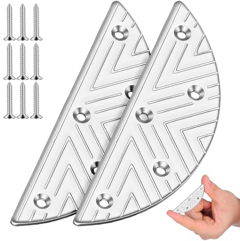 minkissy Plaques De Réparation De Talon En Métal Avec Vis Kit Anti-Usure Pour Chaussures Hommes Bottes Demi-Lune Protection Et Réparation Semelle