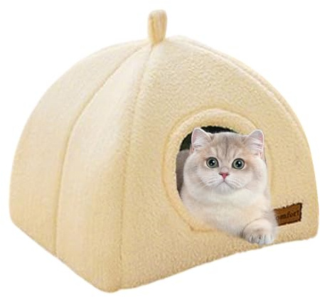 pour les cavernes de chat d'hiver - Maison pour chats chauds isolés, fournitures pour animaux de compagnie | pour les nids au repos pour chatons et chats, petits à grands, confortables r