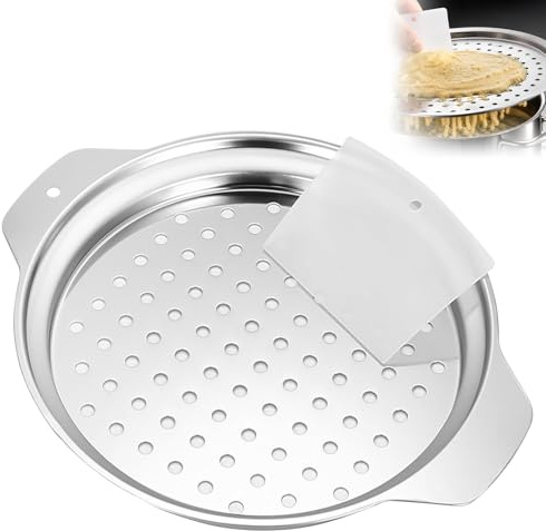 Colino per spätzle, grattugia per spätzle, in acciaio inox, forma a sfera con raschietto, produzione facile e veloce di palline di impasto secondo il tipo tedesco, lavabile in lavastoviglie