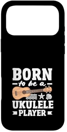 Born to Be A Ukulele Player Instrument à Cordes Vintage Coque pour iPhone 17 Pro Max