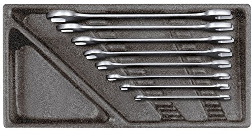 Juego de llaves fijas de doble boca, módulo CT 2/6, 8 piezas