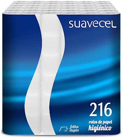 Toilettenpapier 2-lagig Extra Weich MEGA PACK 216 Rollen - 18 x 12 Rollen