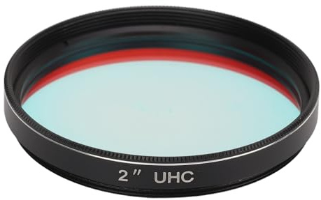 Xiuganpo 2 Inch UHC Filter Ultra High Contrast Light Pollution Reduction Filter for Telescope, Standard 2 Inch Thread, Suitable for Eyepieces