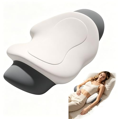 ETOFIXEE Cojín lumbar ergonómico, ortopédico, cojín lumbar de espuma viscoelástica, cojín lumbar para cama, sofá, silla, coche y silla de oficina
