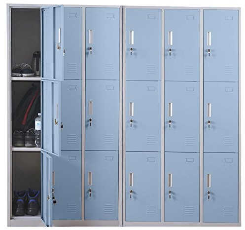Mendler taquilla Boston T829, taquilla para Objetos de Valor, 18 Compartimentos