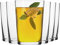 Krosno Set of 6 Tea Glasses - 250ml | Perfect for Home, Restaurants, and Parties | Dishwasher Safe