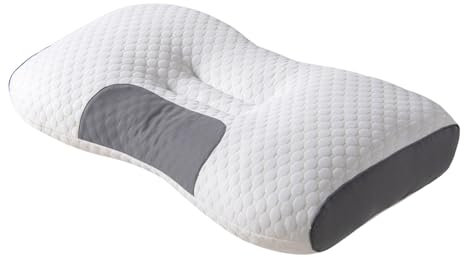 IUNSER Almohada ortopédica antironquidos, almohada para migrañas, almohada ergonómica para dormir de lado y de espalda, almohada de espuma viscoelástica, almohada cervical, almohada para dormir de