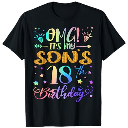 OMG It's My Son's 18th Birthday Sweet 18 Years Old T-Shirt