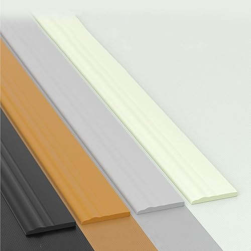 Rodapié Flexible Autoadhesivo 5M (16.4FT) de NBR - Zócalo y Moldura Decorativa para Paredes Interiores, Paneles de Revestimiento, Decoración del Hogar - Fácil Instalación Sin O(Size:12cm,Color:negro)