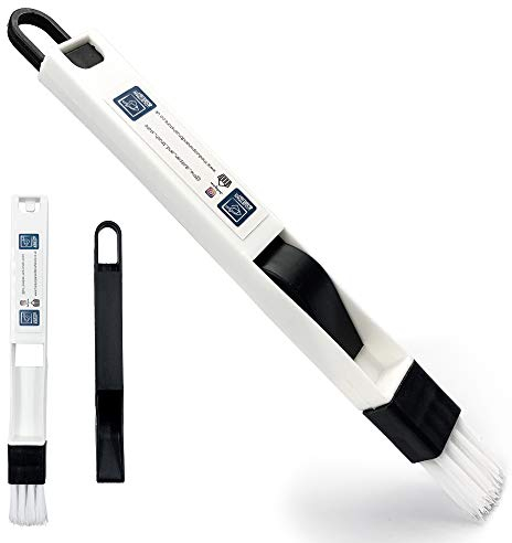 2 in 1 Window Gap Slot Cleaning Small Household Dustpan and Brush Easily Clean Vents Keyboards etc by The Dustpan and Brush Store