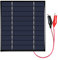 Decdeal Solarpanel Solarmodul Solarzelle Photovoltaik mit Krokodilklemmen 2.5W 5V