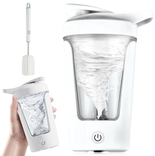 Shaker Elettrico 450 ml: Frullatore Automatico per Proteine, USB Ricaricabile Con Bottiglia
