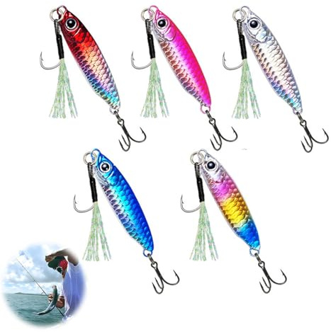 5 stycken fiskedrag, konstgjort bete wobbler gädda, fiskbete för gös abborre öring swimbait, verklighetstroget fiskedrag för söt- och saltvatten, fiskepresenter för män, familjefiskeutrustning