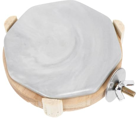 PENIKOKO Letto di Ghiaccio per Criceti e Cincillà in Ceramica Ottagonale, Tavola di Raffreddamento Riutilizzabile per Piccoli Animali, Tappetino Refrigerante Estivo per Habitat e Cuccia