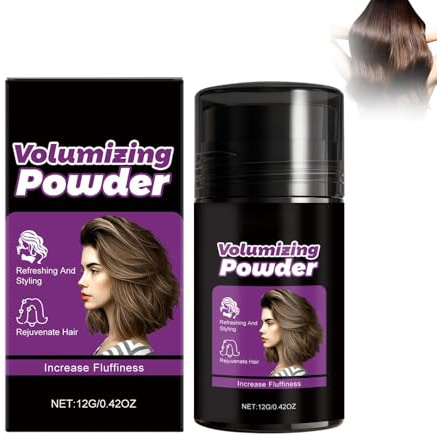 Volume de la poudre pour cheveux 12 g, poudre de cheveux fluffy pour donner du volume instantané à la racine, garde vos cheveux frais et non gras, convient pour un usage quotidien