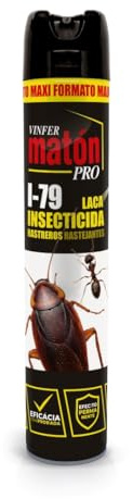 VINFERMATÓN PRO I-79 Laca Insecticida Rastreros 750 ml | Anticucarachas y Antihormigas | Efecto Barrera Permanente | Eficaz contra Cucarachas, Hormigas y Chinches