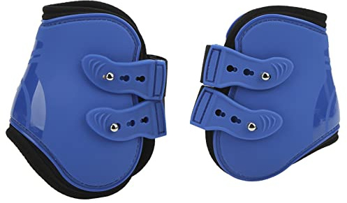 Botas de Pata de Caballo Protectores de Pata de Caballo de Neopreno de Apoyo duraderos para Saltar Deportes de Caballo de Carreras 2 Piezas Botas de Caballo de Pierna de Neopreno (patas traseras