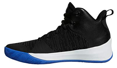 Adidas Explosive Flash Zapatillas de Baloncesto, Hombre, Negro (Negbás/Azalre 000), 44 2/3 EU (10 UK)