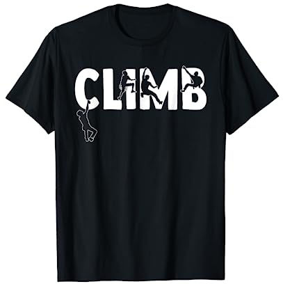 Vintage Climbing Alpinisme Bouldering Grimpeur Escalade T-Shirt