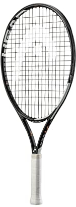 HEAD Speed Jr. 23 Tennisschläger, Schwarz/Weiß, Griffstärke 05, 6-8 Jahre