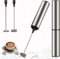 E4Y Easy4You Milk Frother - Portable, High-performance Mini Blender with 2 Speeds, USB Rechargeable, Silver, Stainless Steel