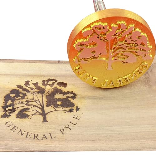 Brandeisen, personalisiertes Logo, Brandeisen für Holz, individuelles Holz, Brandeisen, Lederstempel für Holzbearbeitung, handgefertigt von Design (2.5cm)