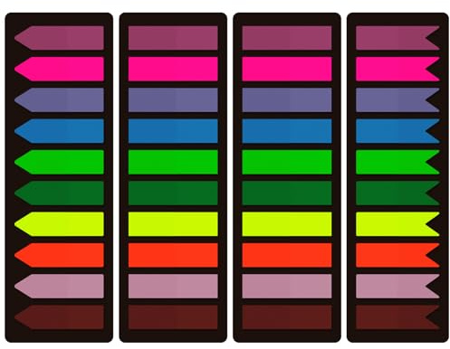 BOUMVID Haftstreifen 800 Stück, Klebezettel, Pfeilflaggen-Tabs selbstklebend, Haftnotizen zum Markieren und Hervorheben von Seiten, Schreibbar, Repositionierbar, 3 Designs 10 Farben Transparent