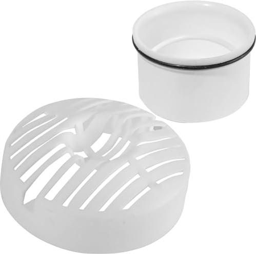 2-pack hårsil + dykrör för dusch avloppsuppsättning, RoadLoo kompatibel med avloppsarmatur. 6960, 6963, 6961, 6962, hårfångare dusch hårfilter duschdräneringssil dusch dräneringssil