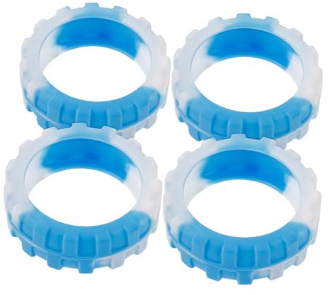 PACKOVE 4pièces Housses De Roues De Valise Silicone De roulettes De Bagages du Bruit Et Anti-dérapant Accessoires De Voyage Dégradé