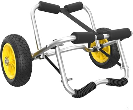 XUCZHAI Chariot de Transport for Kayak, canoë, Accessoires pêche, Planche à pagaie Pliable, remorque for Bateau pour Kayak Canoë