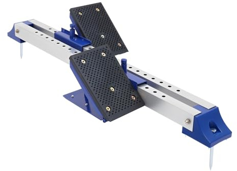 aefxNika Bloque de arranque de aluminio ajustable en 21 posiciones, 6 ángulos de pedal, ligero y portátil, bloque de lanzamiento Sprint para entrenamiento de atletismo y competición, ideal para