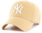 '47 New York Yankees MLB Loop Label Clean Up Light Tan Beige Verstellbare Cap One-Size