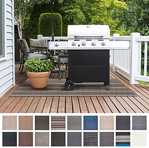 Floordirekt Asti - Tappetino protettivo per barbecue, per barbecue a gas e barbecue a carbonella, per esterni e giardino, ignifugo, 90 x 120 cm