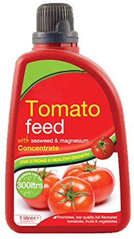 ZOPPER Tomato Feed Concentrate 1 Litre Makes 300L – Promotes Healthy Growth & High Yields – Ideal for Tomatoes, Courgettes, Aubergines & Flowers
