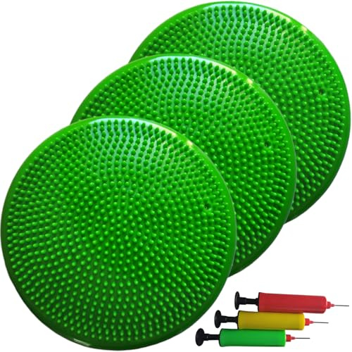NEISHNG Lot de 3 coussins d'équilibre sensoriels pour adultes et enfants